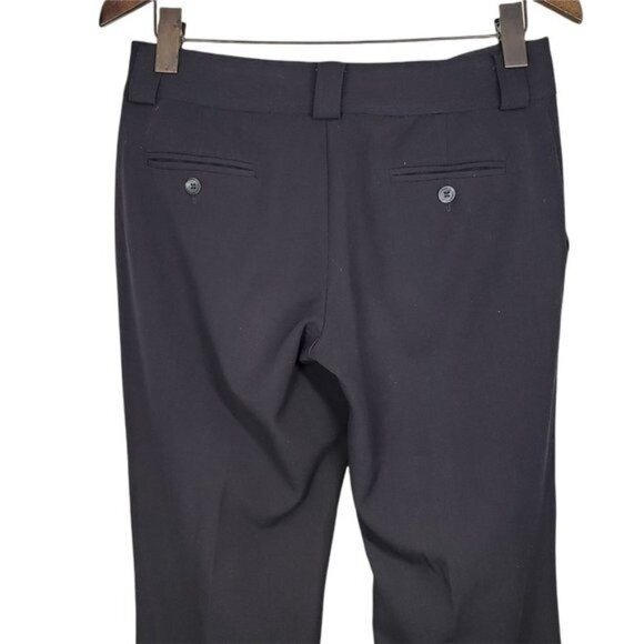 Sundance‎ Black Wide Leg Dress Cuffed Pants Women's Size 4 - Picture 5 of 8